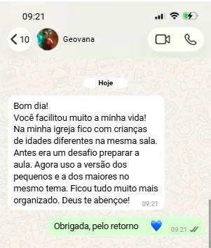 Depoimento sobre a Trilha do Discipulado Infantil