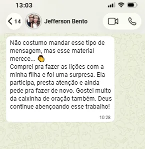 Depoimento sobre a Trilha do Discipulado Infantil